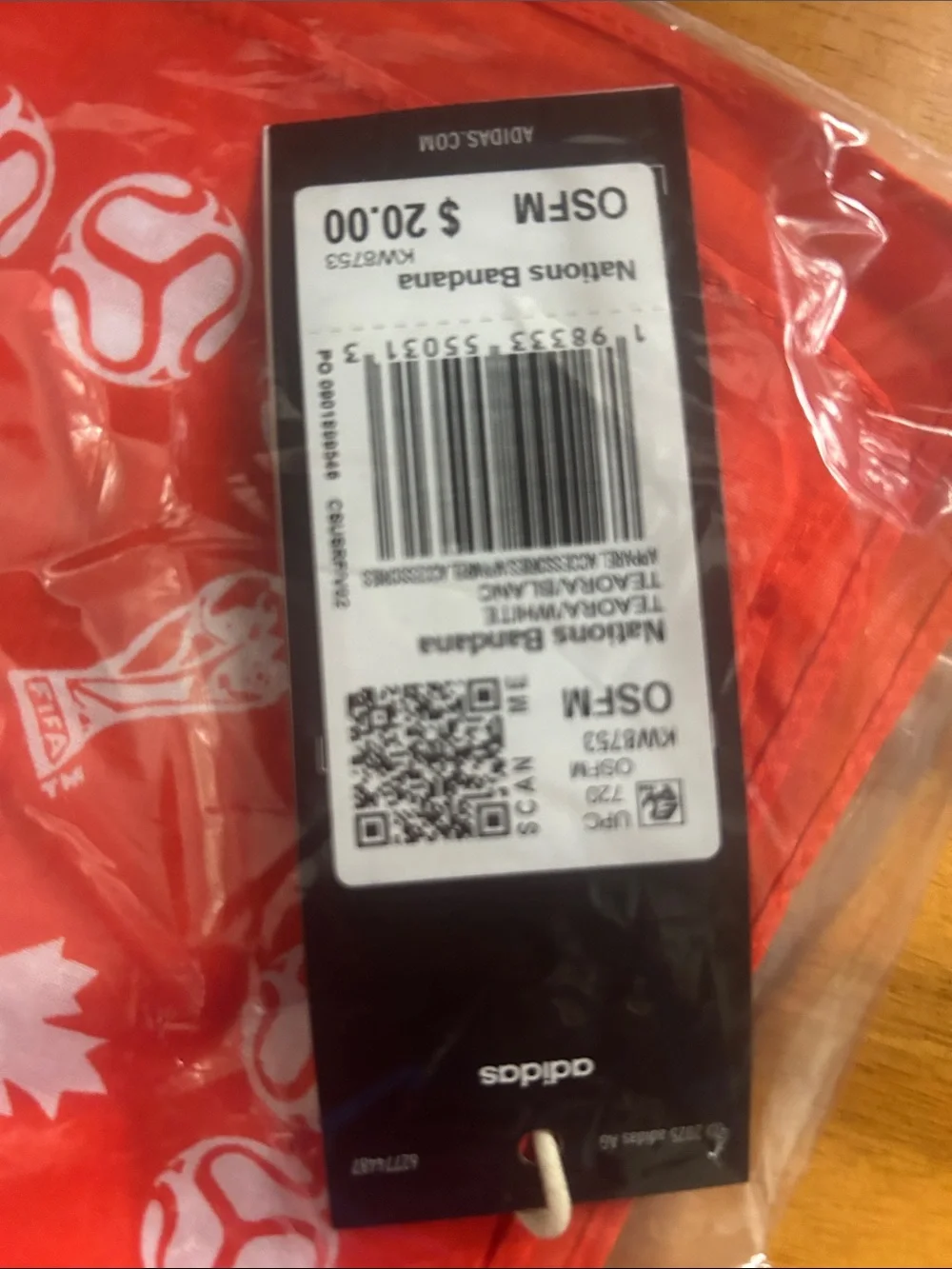 World Cup Bandana New in package.